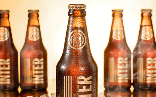 Inter Milan Craft Beer - Inter Milan Brown Bottle Beer